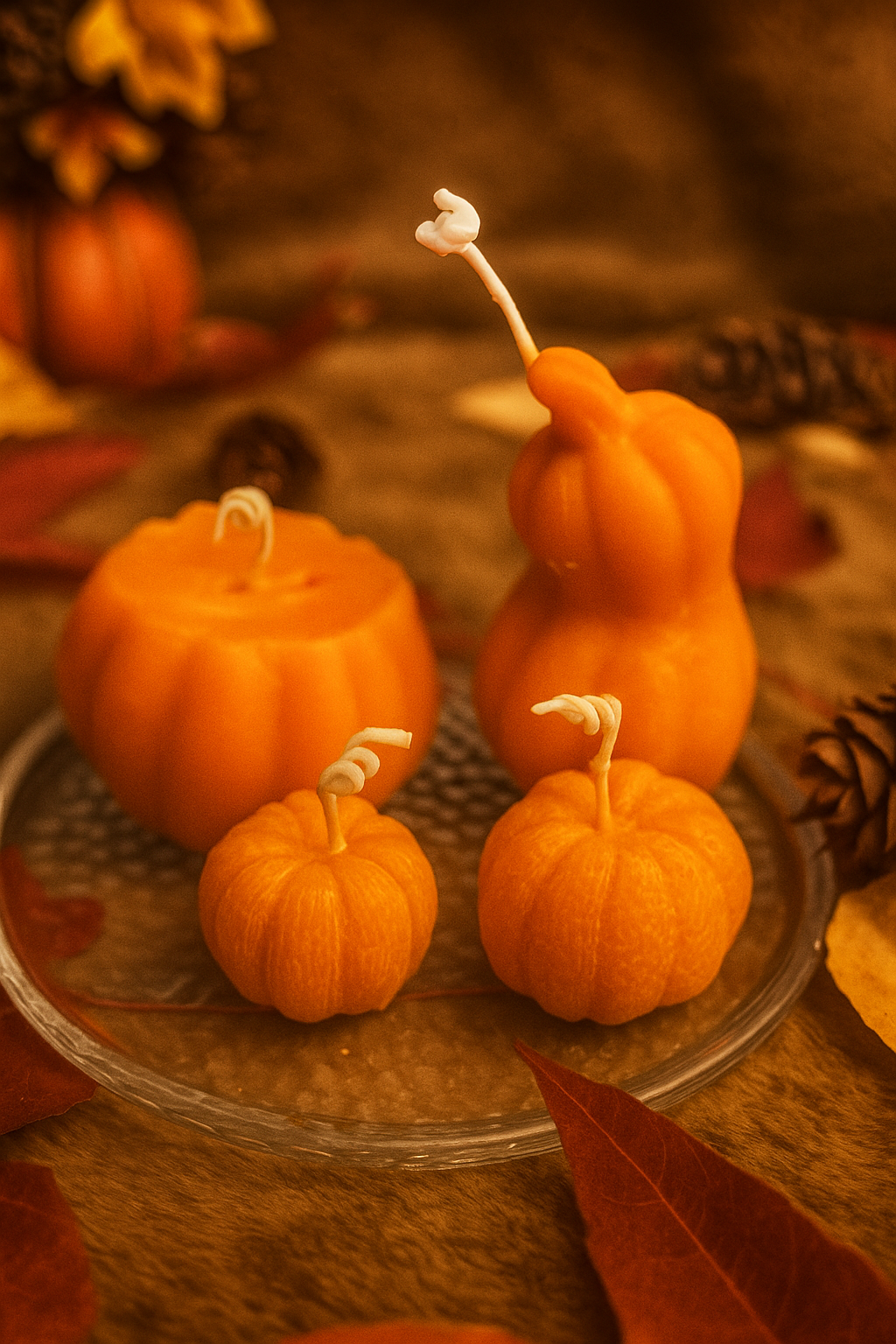 Magical Fall 2 (4 pumpkin candles) - Scented